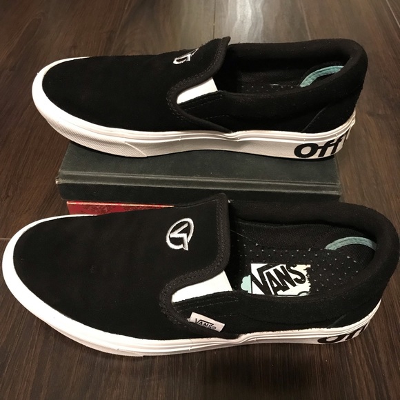 Vans Shoes - Black slip on vans